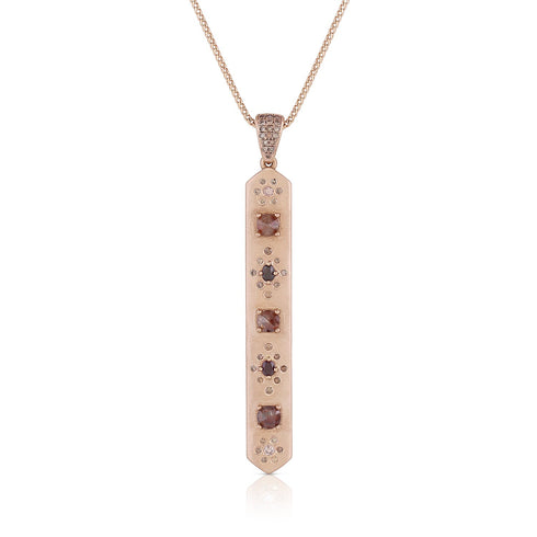 pink tourmaline, champagne diamond, rose gold sis <span class='visuallyhidden'>Call or text 323-404-2959 if you need shopping assistance.</span>